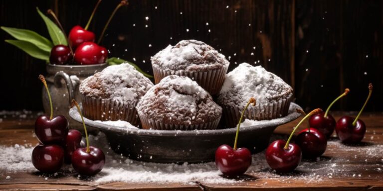 Muffiny czekoladowe z wiśniami: przepis na wyjątkowe babeczki