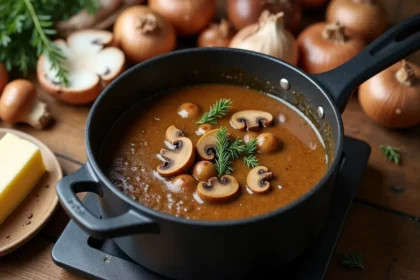 Sos grzybowy – Przepis, Składniki i Wskazówki Krok po Kroku