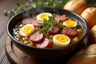 Żurek – Przewodnik Krok po Kroku do Doskonałej Zupy